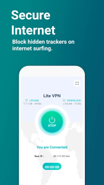 Lite VPN - Secure VPN Proxy 5.5.2 Screenshot