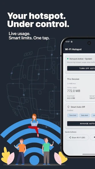 WiFi Hotspot - Share & Monitor 5.6.6 Screenshot