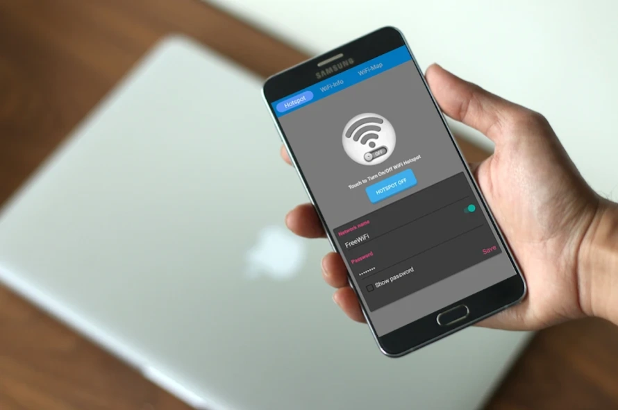 Wifi Hotspot Portable Anywhere 1.20 Screenshot