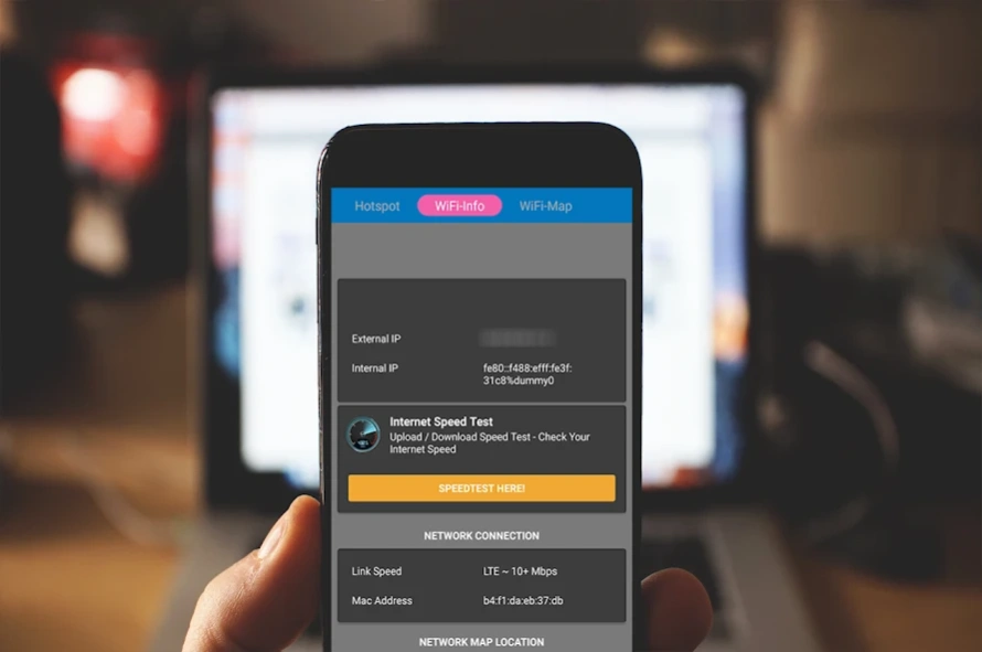 Wifi Hotspot Portable Anywhere 1.20 Screenshot