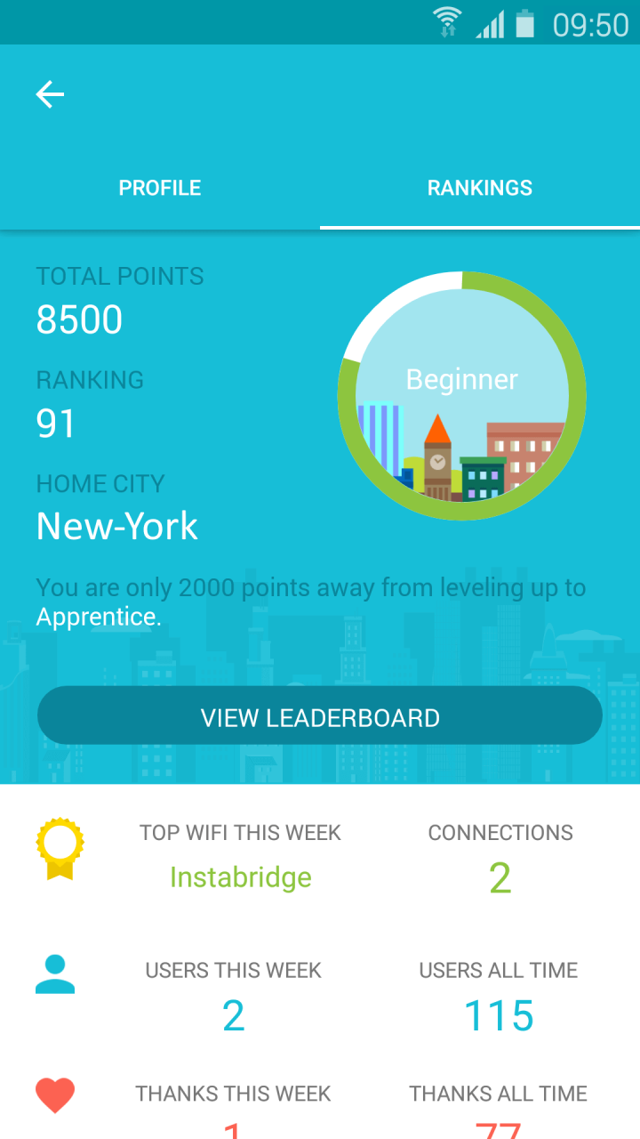 Free WiFi Passwords & Hotspots by Instabridge 21.9.0.05271547 Screenshot