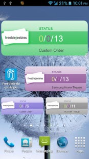 Freebiejeebies Helper Widget 1.1 Screenshot