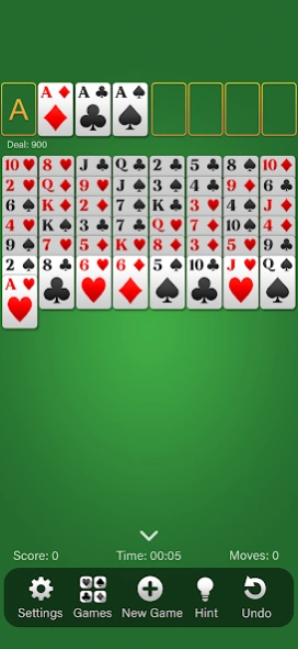 FreeCell Solitaire 7.2 Screenshot