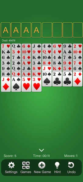 FreeCell Solitaire 7.2 Screenshot