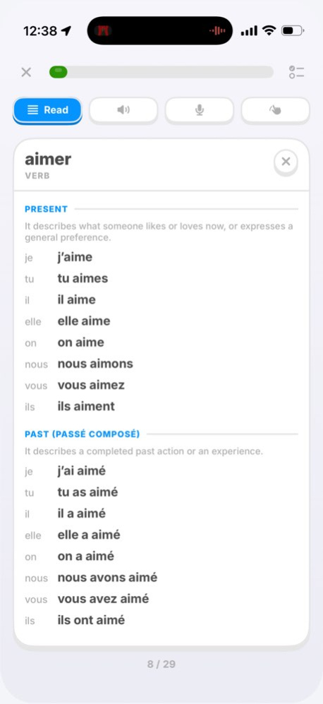 Flashcards - Learn French 5.0.1 Screenshot