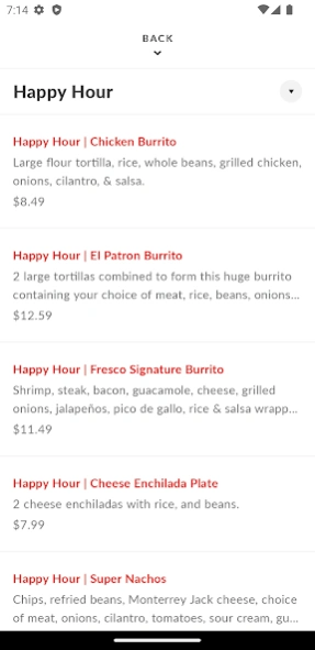 Fresco Mexican Grill 3.13.0 Screenshot
