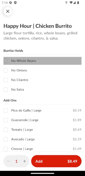 Fresco Mexican Grill 3.13.0 Screenshot