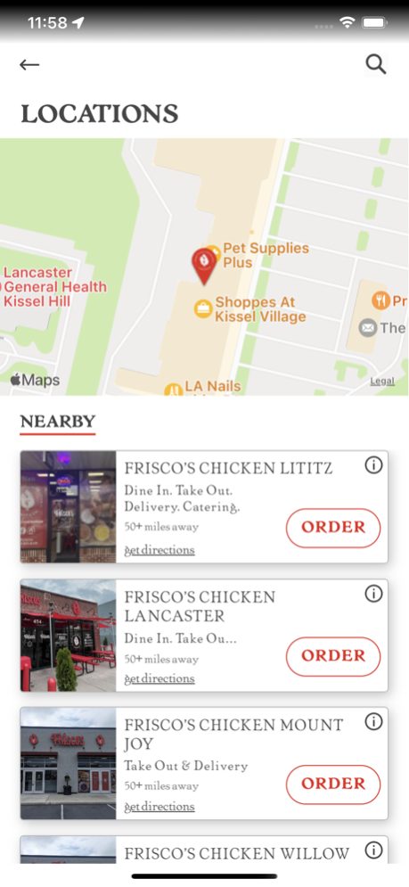 Frisco's Chicken 1.0.7 Screenshot