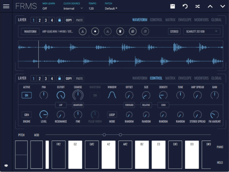FRMS - Granular Synthesizer 1.13.3 Screenshot