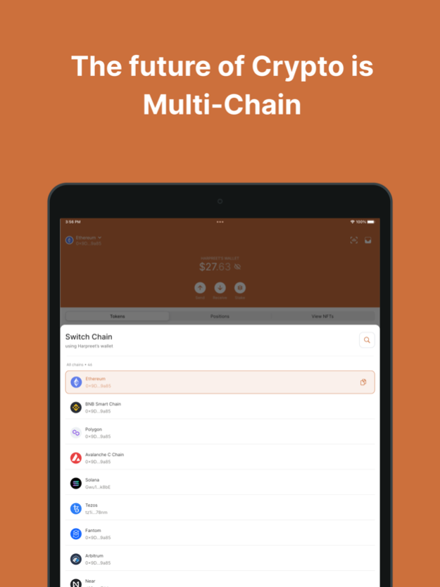 Frontier: Crypto & DeFi Wallet 5.10.3 Screenshot