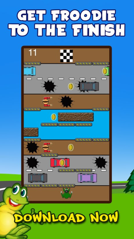 Froodie - Road Crossing Frog Frogger 1.7 Screenshot