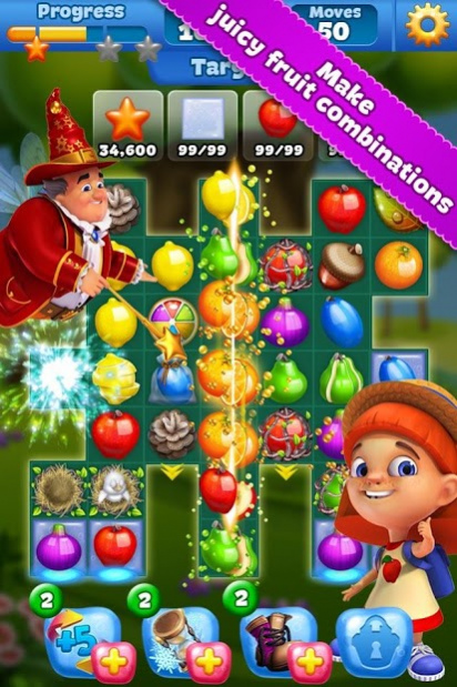 Fruit Land match 3 for VK 1.378.0 Screenshot