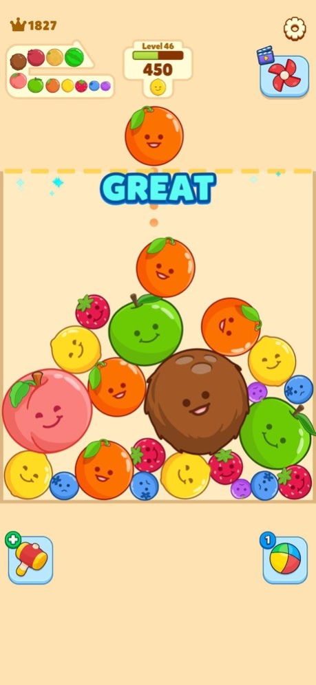 Fruit Merge-Juicy Melon Puzzle 3.6.2 Screenshot