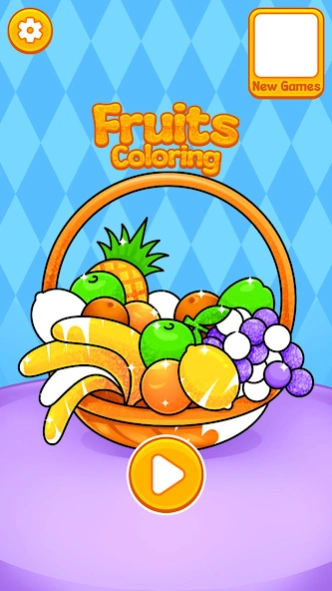 Fruits Coloring Game  Screenshot