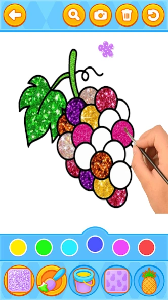 Fruits Coloring Game  Screenshot