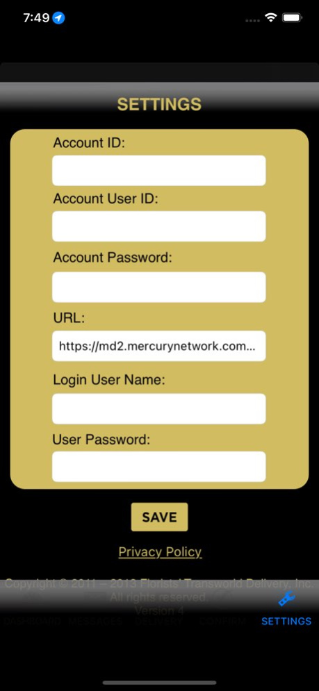 FTD Mercury Mobile Plus 4.0.3 Screenshot