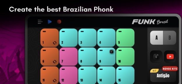 Funk Brasil: DJ MPC drum pads 7.1.32 Screenshot