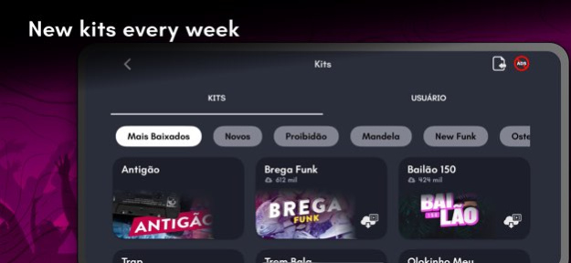 Funk Brasil: DJ MPC drum pads 7.1.32 Screenshot