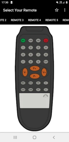 Beston TV Remote  Screenshot