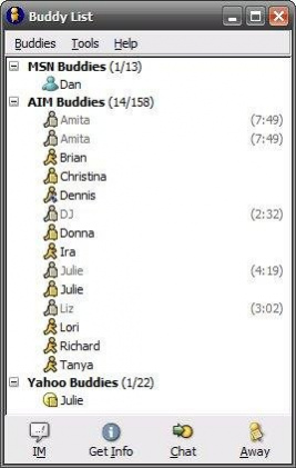 Gaim Portable (now @PortableApps.com) 2.0 Screenshot