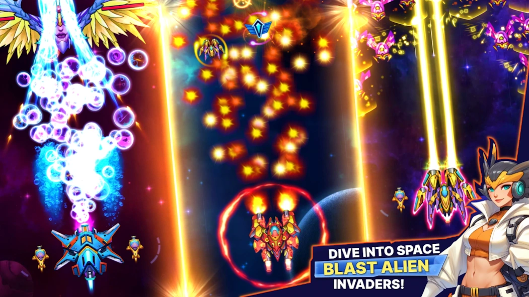 Galaxy Shooter Sky Legend 1.4 Screenshot