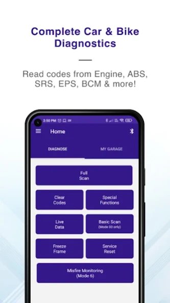 OBD Scanner ELM327: GaragePro 4.3.2 Screenshot