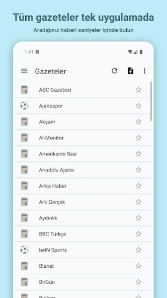 Gazeteler: Turkey News 2.3.1.5 Screenshot