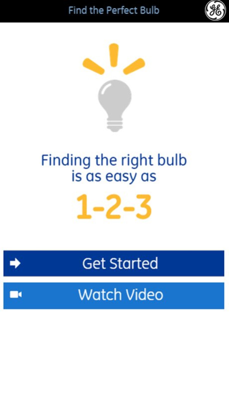 GE Canada Walmart Bulb Finder  Screenshot
