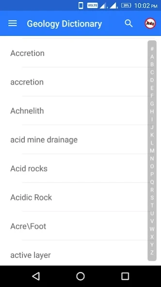 Geology Dictionary 37 Screenshot