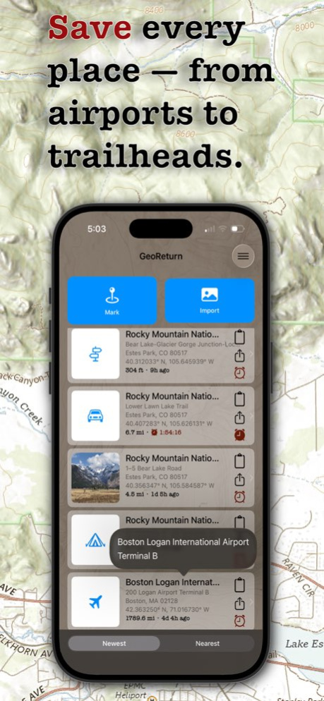 GeoReturn 2.1 Screenshot