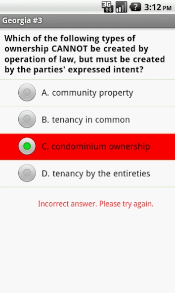 Georgia Real Estate Exam Prep 1.4 Screenshot