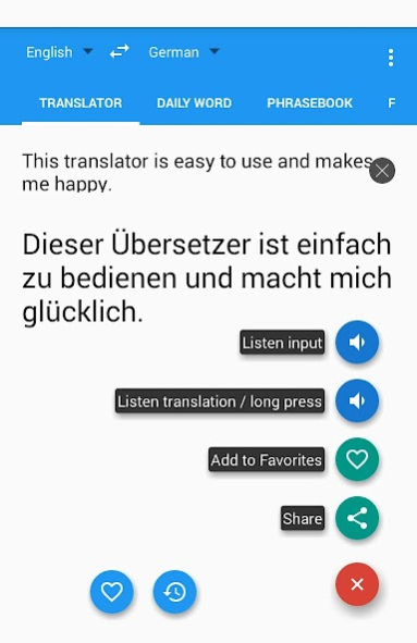 German English Translator 8.0.1 Screenshot