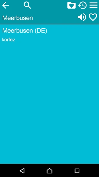 German Turkish Dictionary 2.116 Screenshot