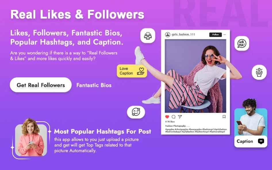 Get Real Followers & Likes 7.9 Screenshot