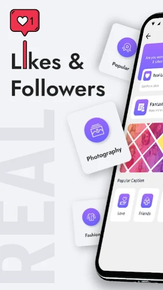 Get Real Followers & Likes 7.9 Screenshot