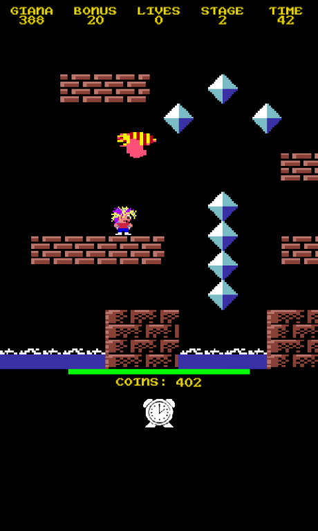Giana Sisters: retro World 1.4 Screenshot