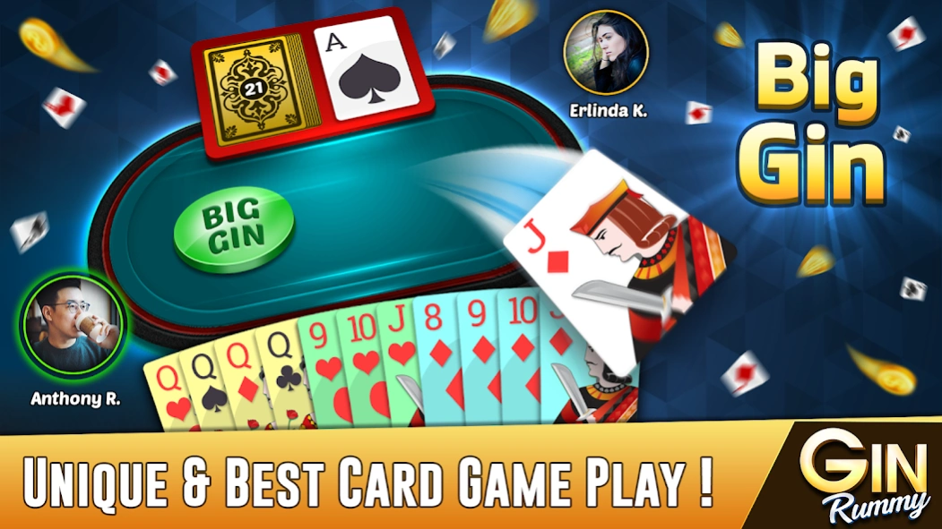Gin Rummy Offline Card Game 25.7 Screenshot