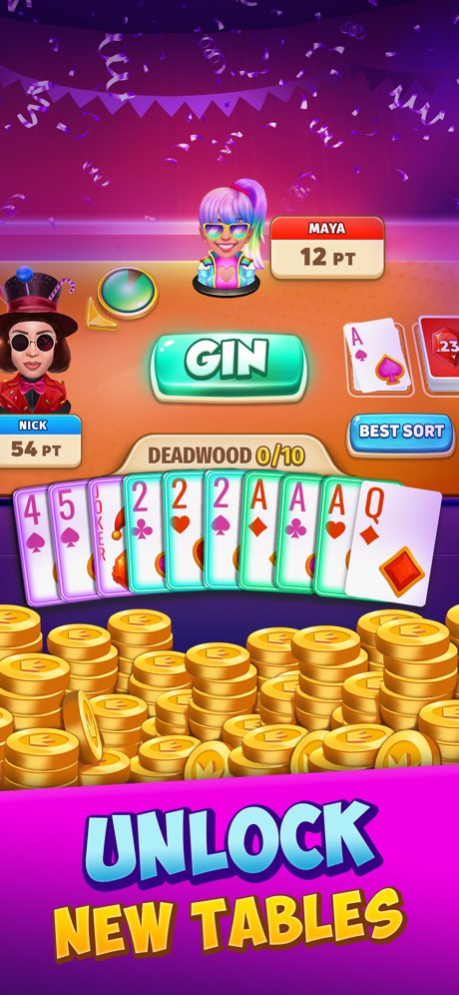 Gin Rummy Stars - Card Game 3.25.19 Screenshot