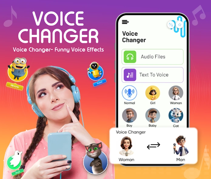 Girl Voice Changer and Effects  Screenshot