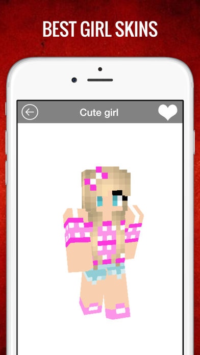 Girly skins for Minecraft PE 1.0 Screenshot