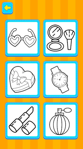 Glitter Beauty Coloring Book 9.6 Screenshot