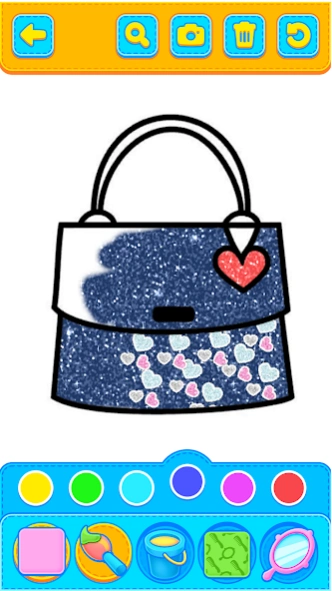 Glitter Beauty Coloring Book 9.6 Screenshot
