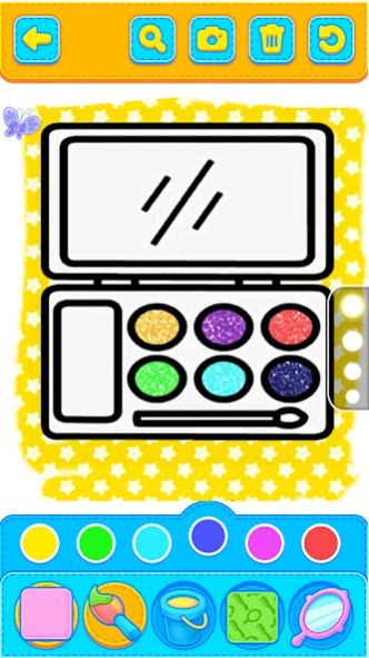 Glitter Beauty Coloring Book 9.6 Screenshot