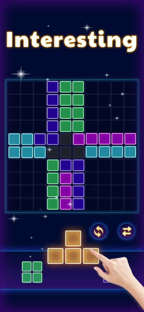 Glow Block Puzzle 2.8 Screenshot