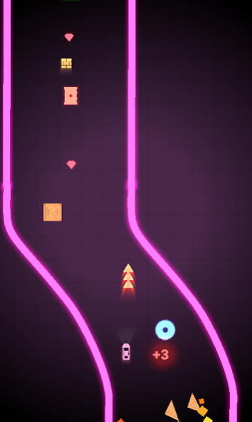 Glowing Rider - Endless Addict 1 Screenshot