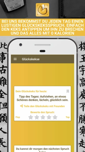 Glückskeks - Witzige Sprüche  Screenshot