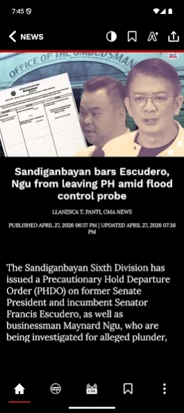GMA News 5.9.4 Screenshot