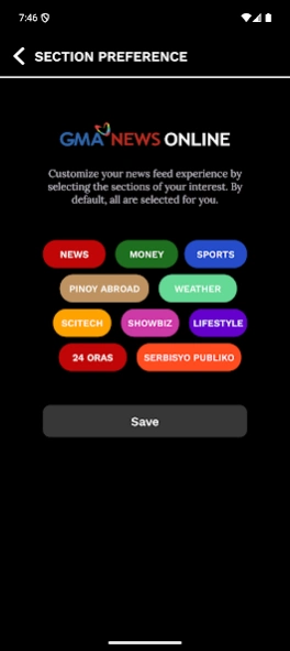 GMA News 5.9.4 Screenshot