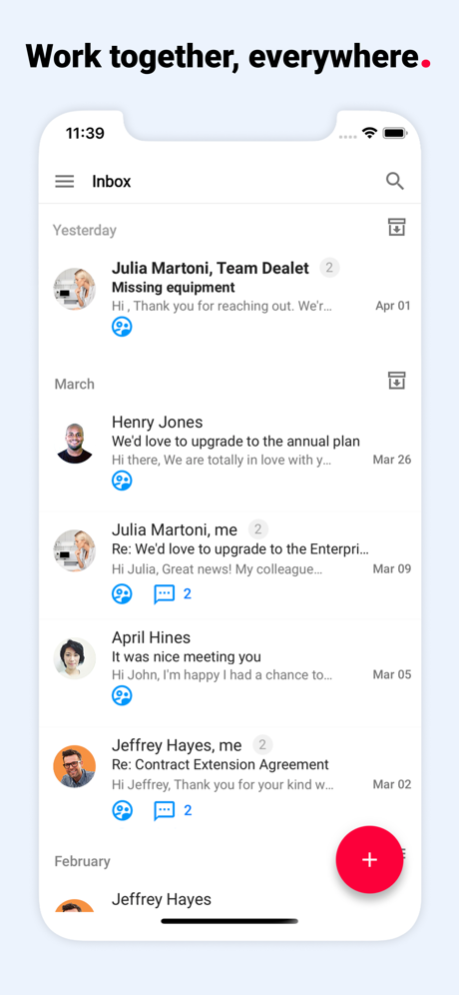 Gmelius 1.1.23 Screenshot