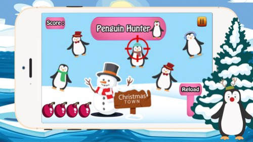 Go! Little Penguin Shooter Games Free Fun For Kids  Screenshot